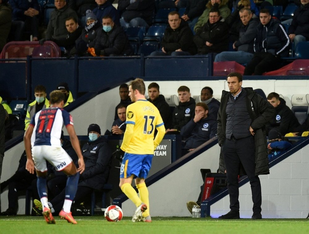 West Brom have dismissed Valerien Ismael (R) as manager. AFP