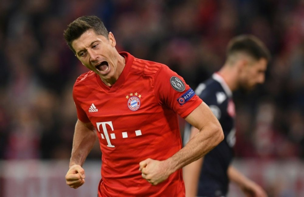 Lewandowski strikes again as Bayern see off Red Star. AFP