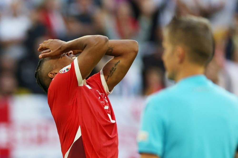 Akanjis saved penalty cost Switzerland a place in the Euro 2024 semi-finals. AFP