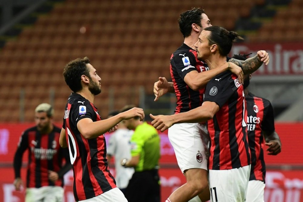 Ibrahimovic set for Milan derby, Ronaldo in quarantine as Serie A returns. AFP