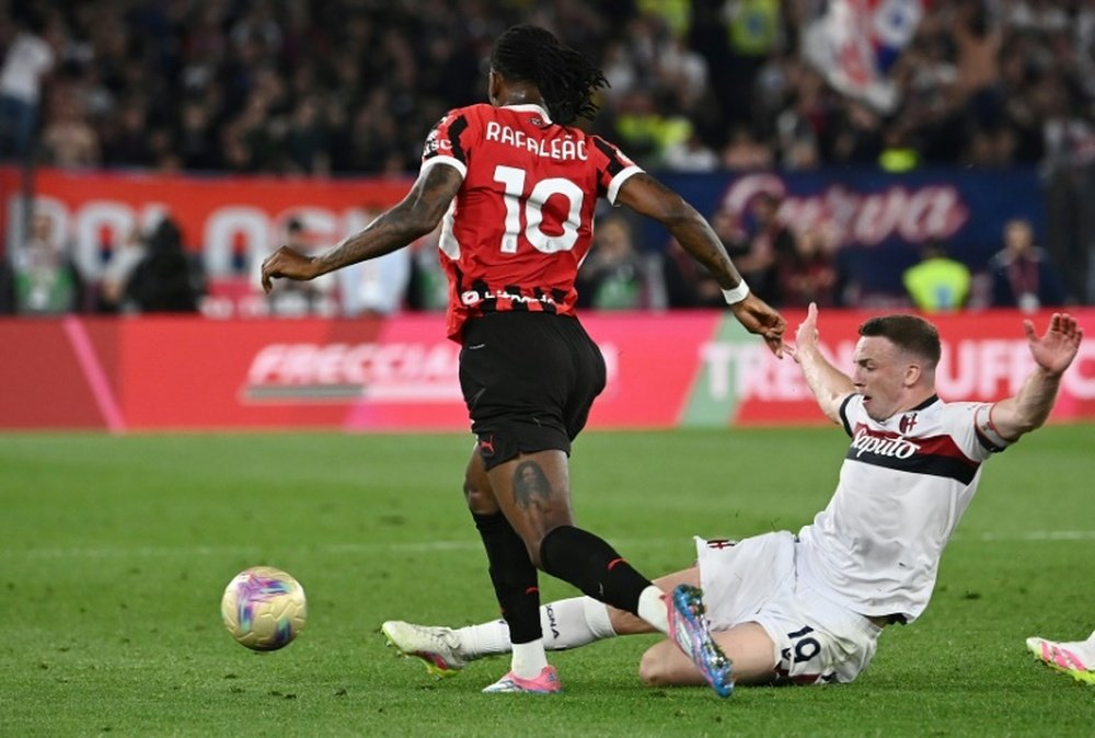 Ferguson put in an all-action performance in the Italian Cup final. AFP