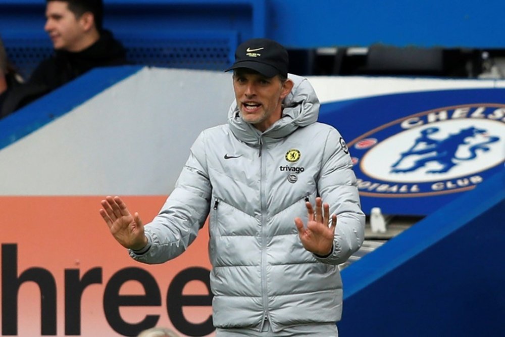 Thomas Tuchel wants Chelsea to match Liverpool and Manchester City. AFP