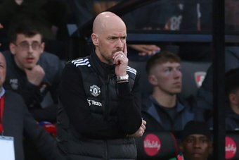 Ten Hag claimed Manchester United's squad is not fractured. AFP