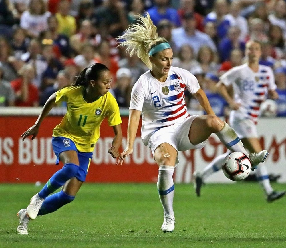 Ertz made her US national team debut in 2013. AFP
