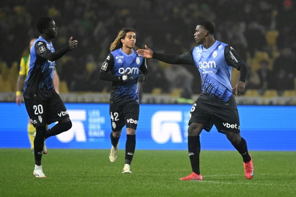 Monaco missed the chance to move level on points with Marseille. AFP