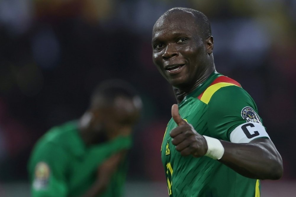 Captain Aboubakar scored twice from the spot as Cameroon beat Burkina Faso 2-1 in Yaounde. AFP