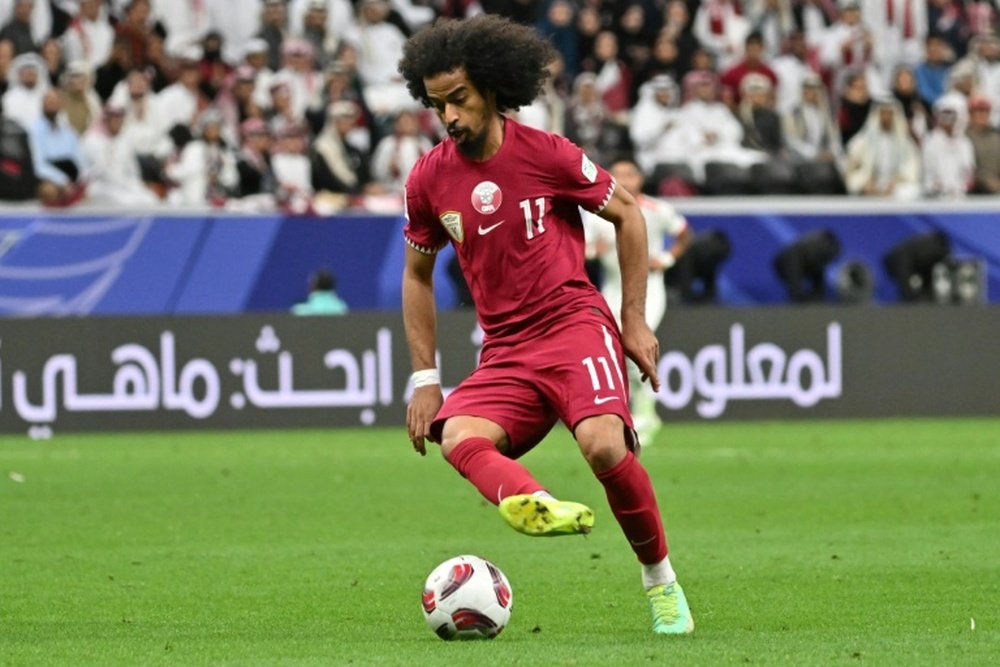 Akram Afif has scored four times for the hosts Qatar. AFP