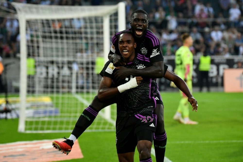 Six of Mathys Tel's seven league goals for Bayern Munich have come as a substitute. AFP