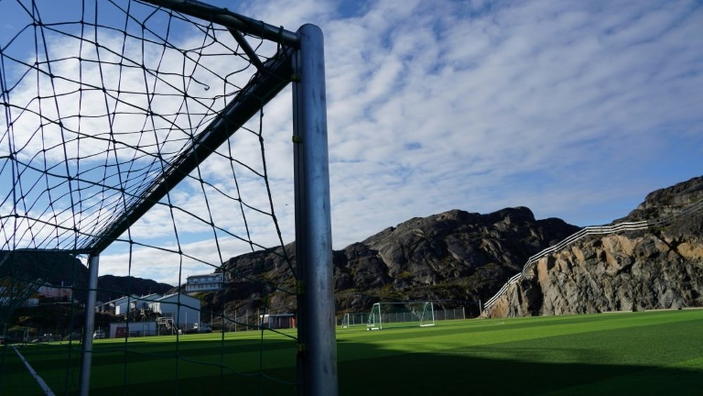 Greenland the only place on Earth right now who's not member of any football association. AFP