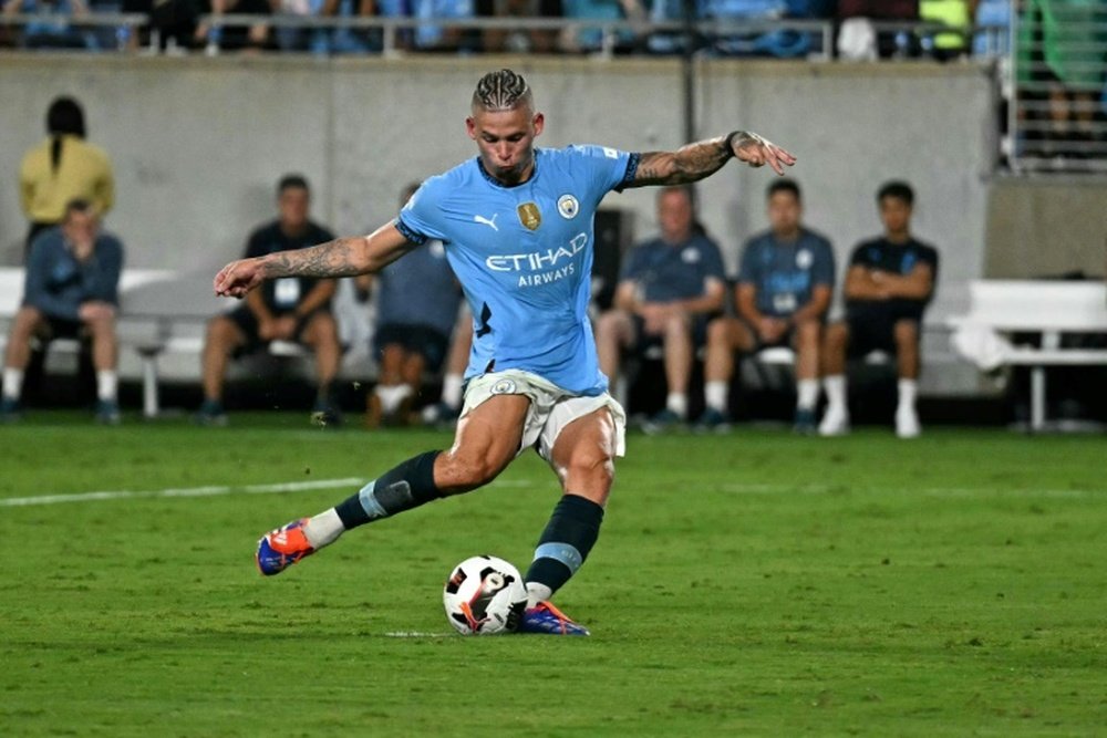 Ipswich have signed Manchester City midfielder Kalvin Phillips on loan. AFP