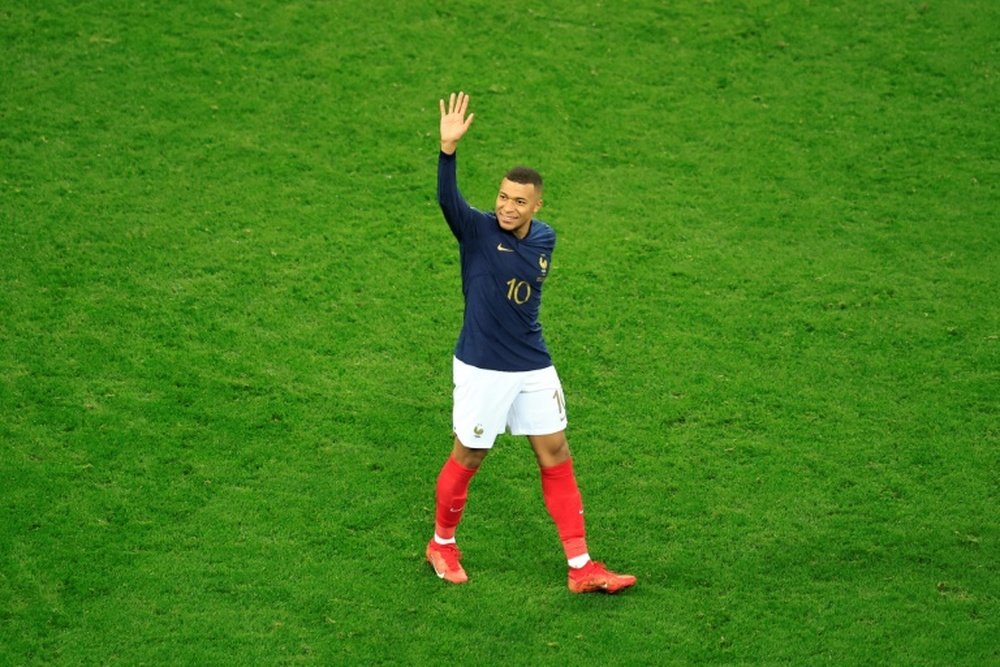 Kylian Mbappe led the French attack at the 2018 and 2022 World Cups. AFP