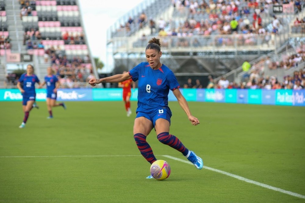 USA beat China in Emma Hayes' debut as new coach. AFP