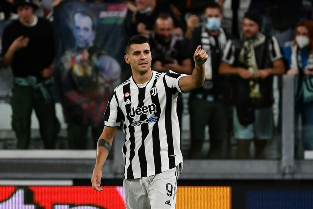 Morata has scored three times so far this season for Juventus. AFP