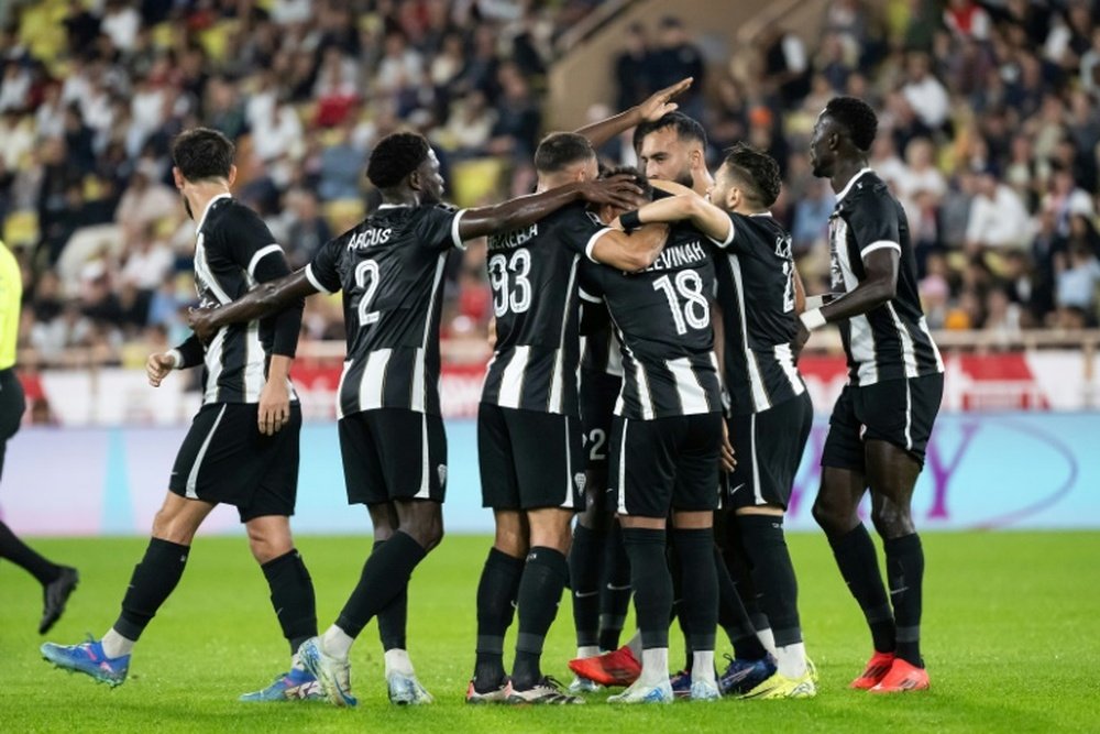 The defeat leaves Monaco in danger of losing second place. AFP