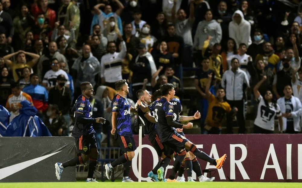 Seattle Sounders got a 2-2 draw with Pumas in the CONCACAF CL final 1st leg. AFP