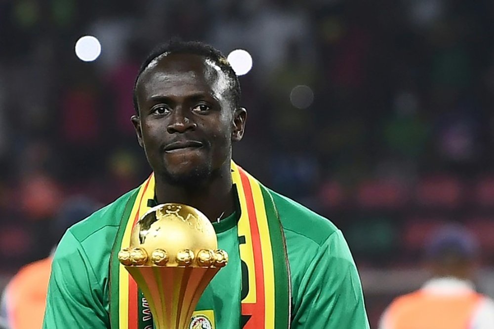 Sadio Mane predicts a difficult Africa Cup of Nations for Senegal. AFP