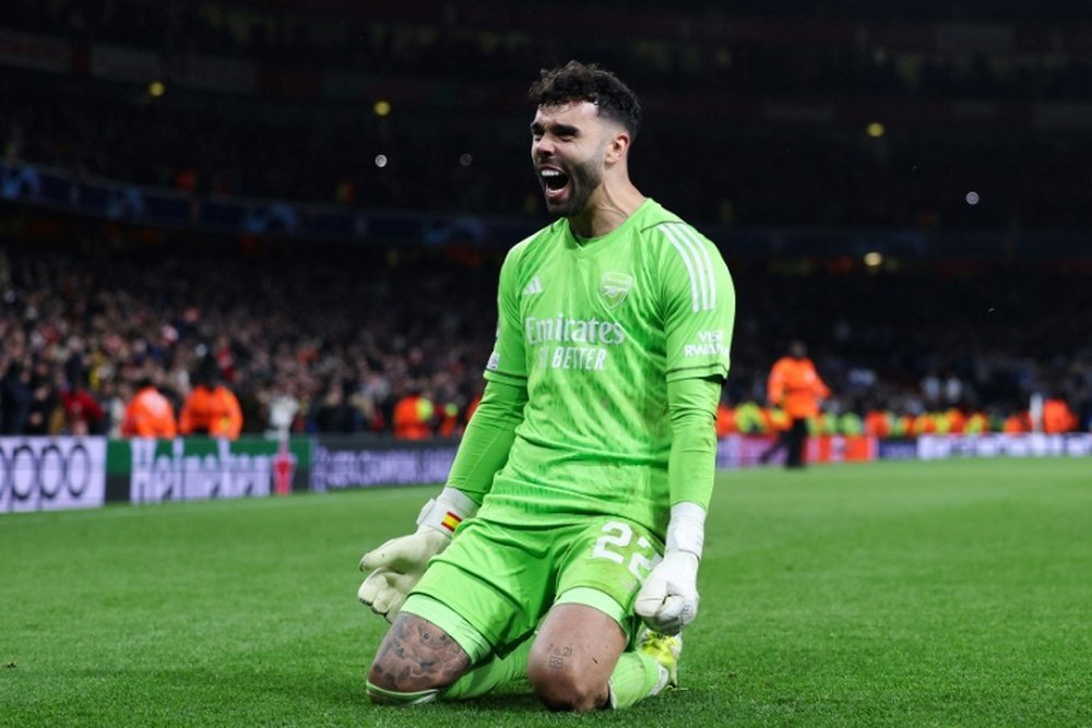 Arsenal won a penalty shootout against Porto to reach the Champions League quarter-finals. AFP