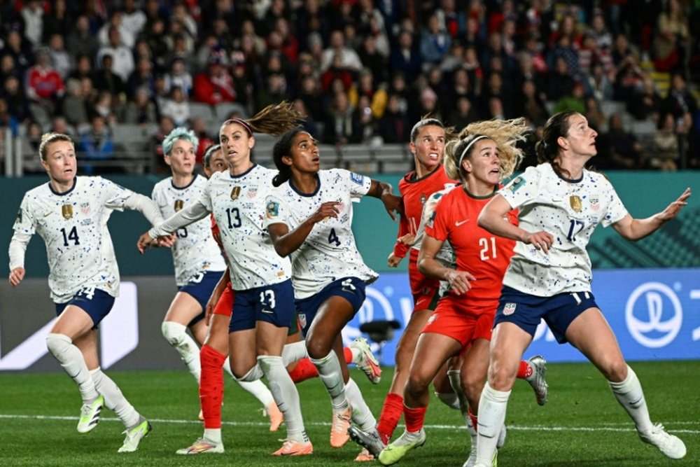 USA head into the last 16 looking anything but champions. AFP
