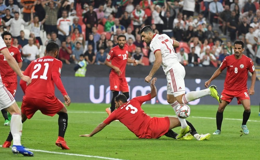 Iran laid down a marker against thier 'favourites' title. AFP