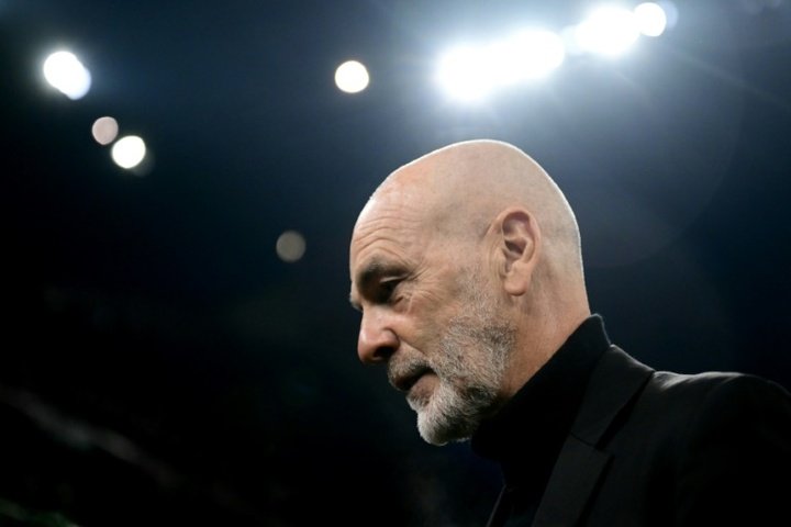 Stefano Pioli is set to be dismissed as AC Milan coach in the summer. AFP