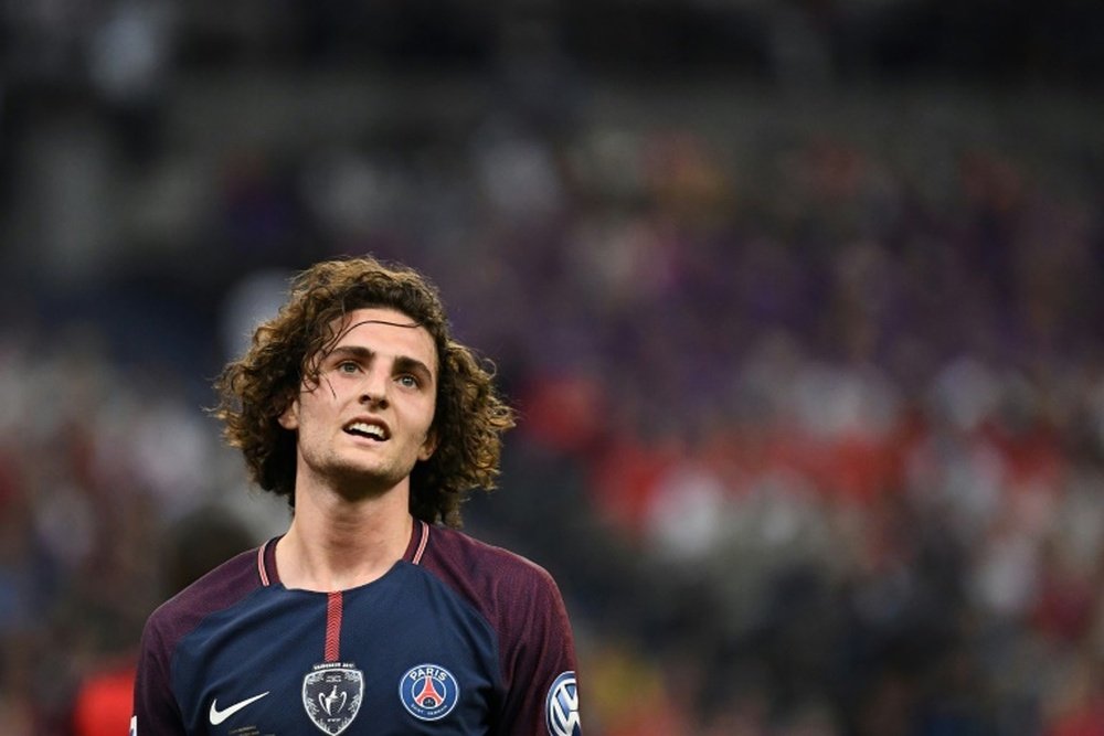 Rabiot has been frozen out of the PSG set up. AFP