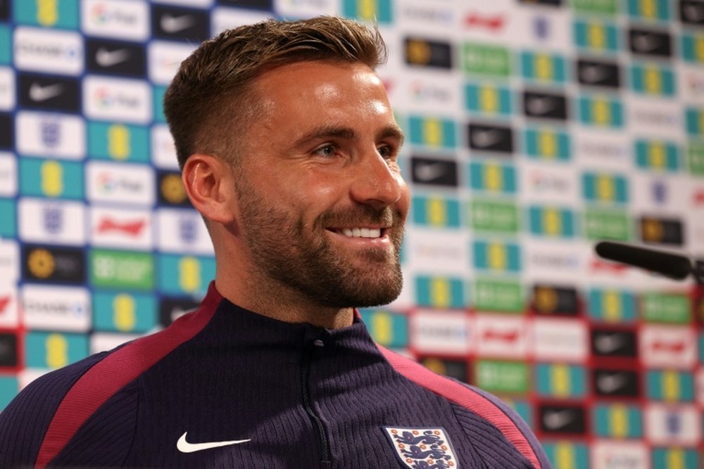 Shaw is fit and ready to make an impact for England in the final stages of Euro 2024. AFP
