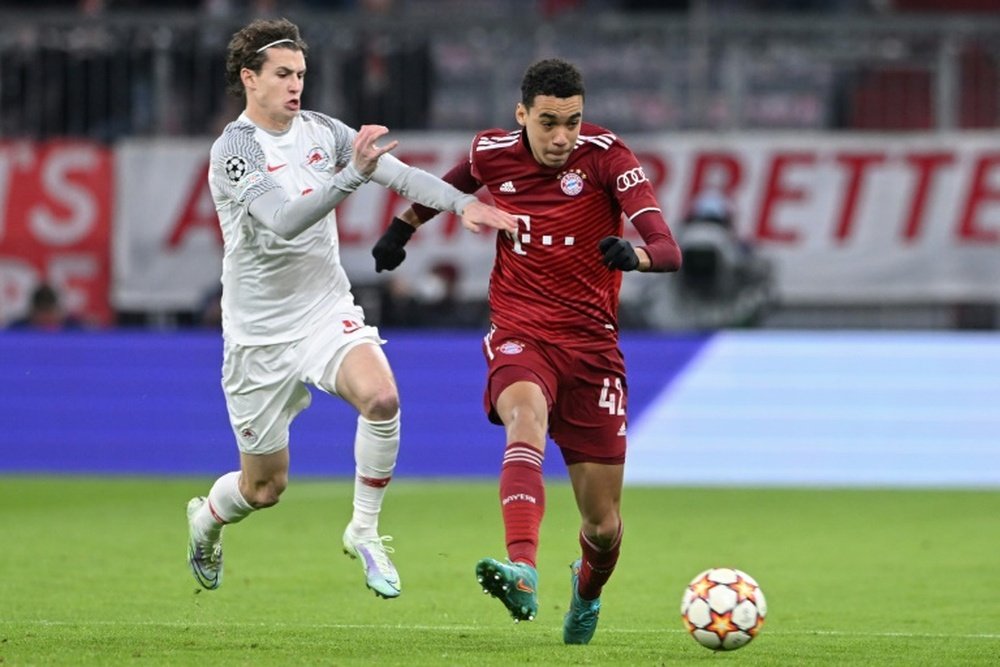 Jamal Musiala, the teenage jewel in Bayern's midfield. AFP