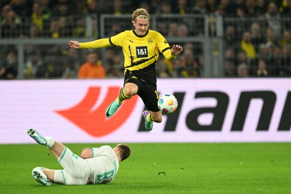 Dortmund moved to the top of the Bundesliga, pending Bayern Leverkusen's game. AFP
