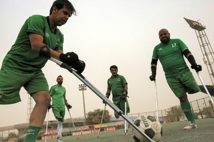For Iraqi amputees football side, healing is the goal