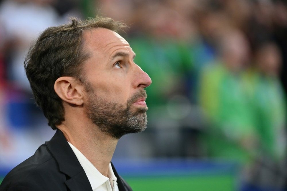 Southgate is shutting out media coverage during Euro 2024 to be in a happier place. AFP