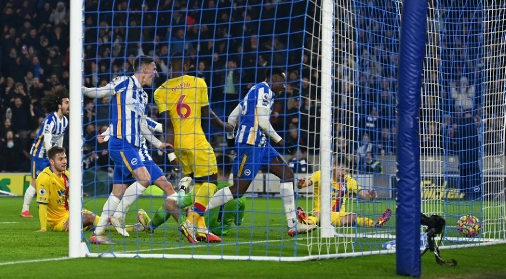 Andersen own goal sees Brighton draw with Palace. AFP