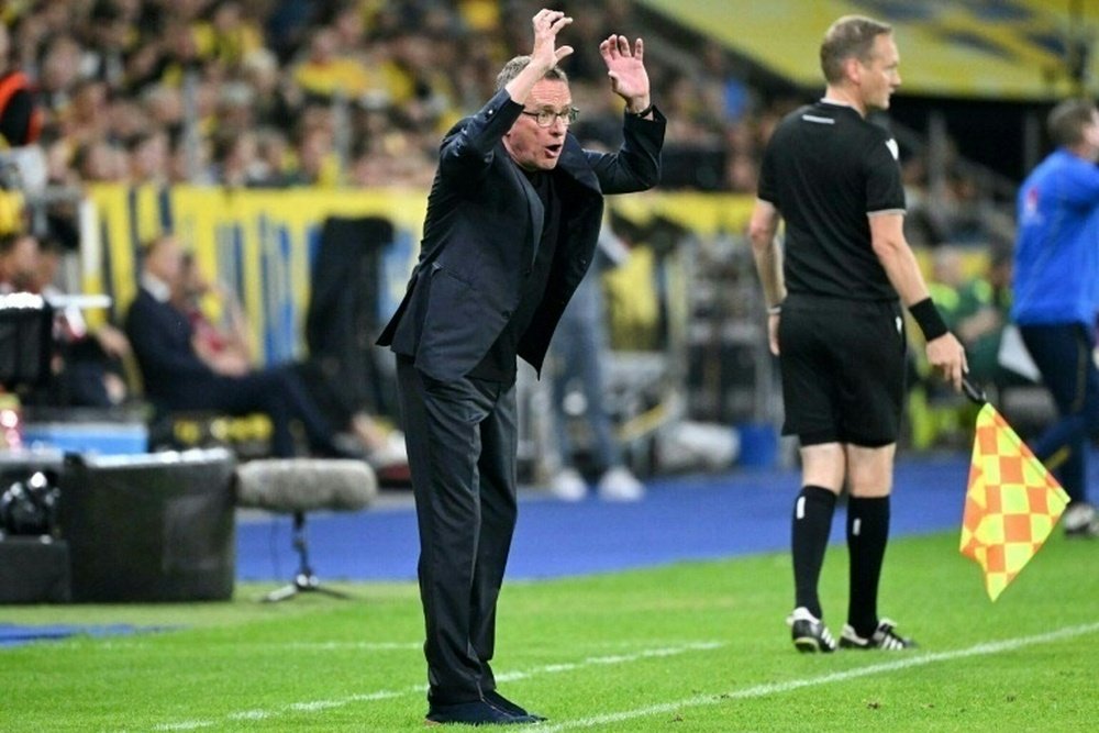Rangnick said he was looking forward to an explosive duel against Germany. AFP