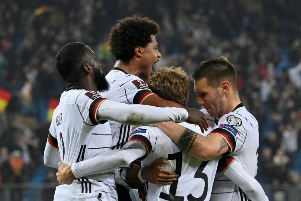 Thomas Muller came off the bench to grab Germany's win over Romania. AFP