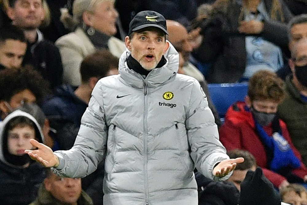 Chelsea manager Thomas Tuchel on Covid postponement rules. AFP