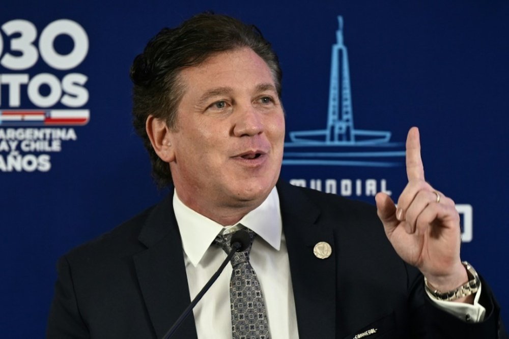 South American joint bid for WC 2030. AFP