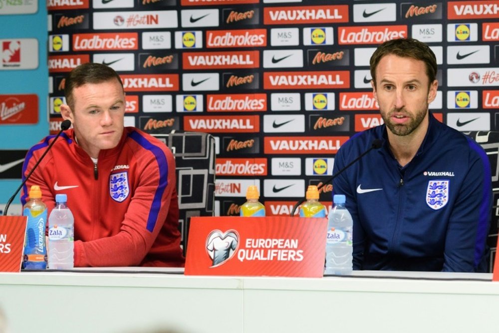 Southgate defends Rooney's return. AFP