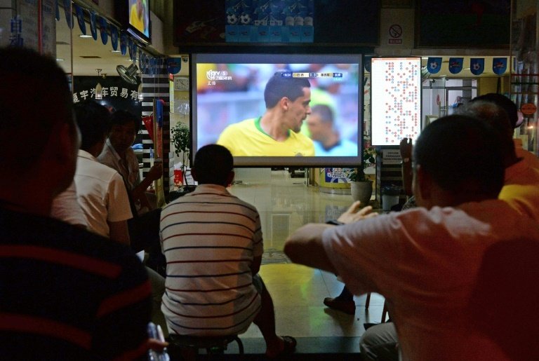 Betting is increasingly popular in China. AFP