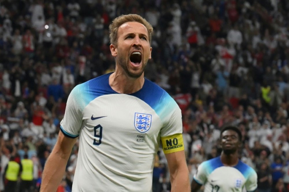 Kane is Englands all-time leading scorer after netting his 54th international goal. AFP