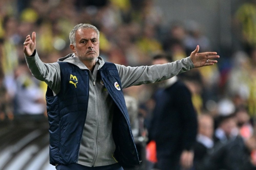 Fenerbahce coach Jose Mourinho faces former club Manchester United on Thursday. AFP