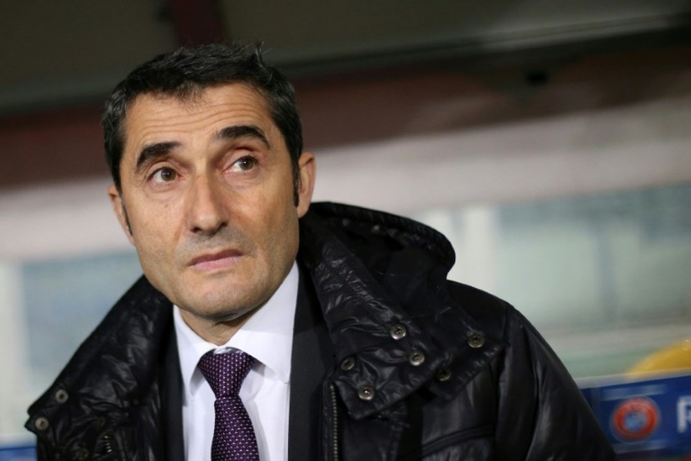 Athletic Bilbaos Spanish coach Ernesto Valverd