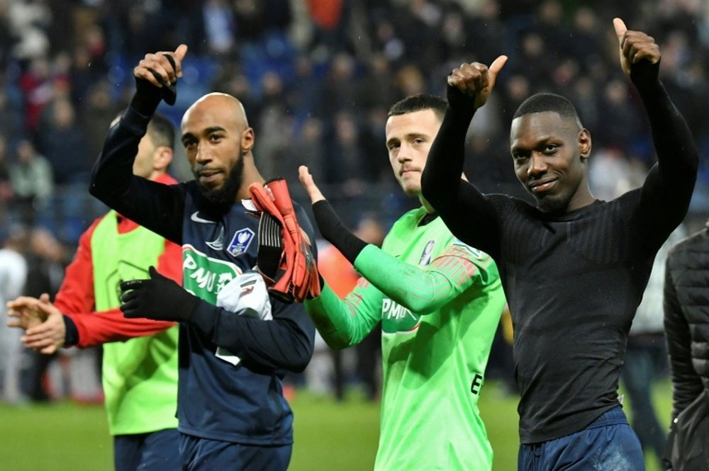 Rennes are through. AFP