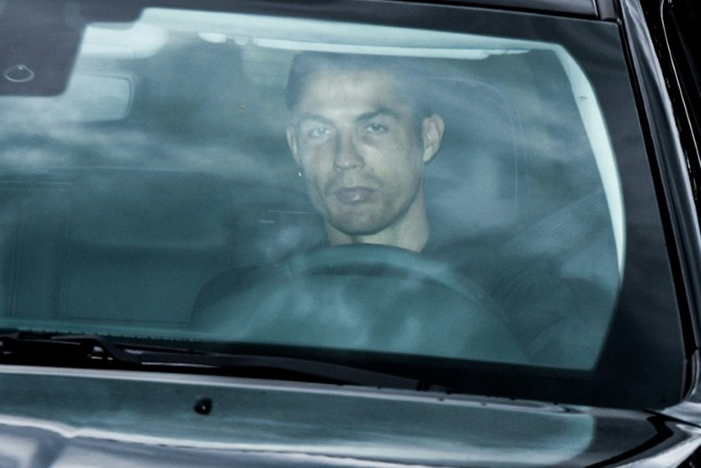 Cristiano Ronaldo resumes Juventus training after 15 day quarantine. AFP