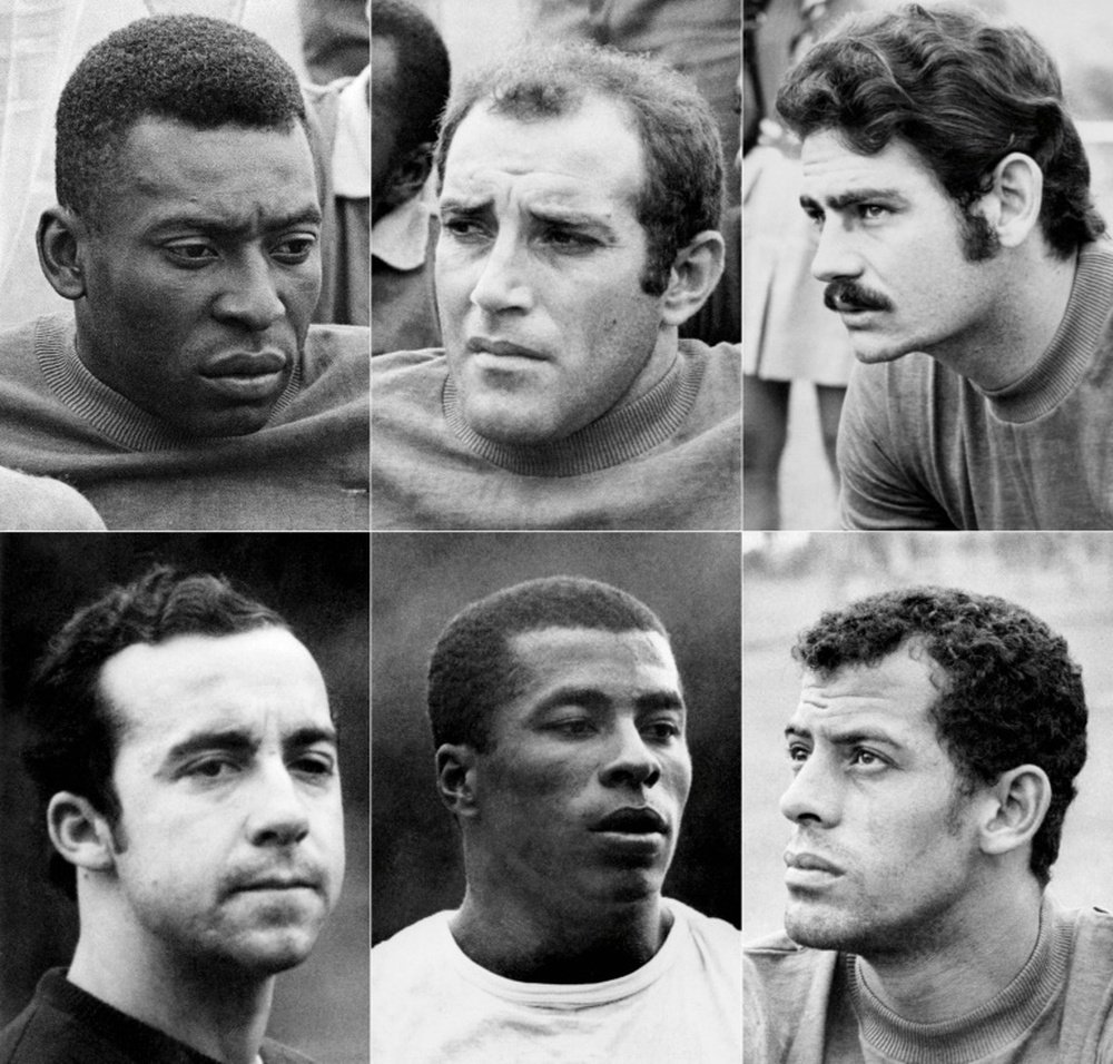 Pele and his fellow World Cup-winning heroes -- The great Brazil team of 1970