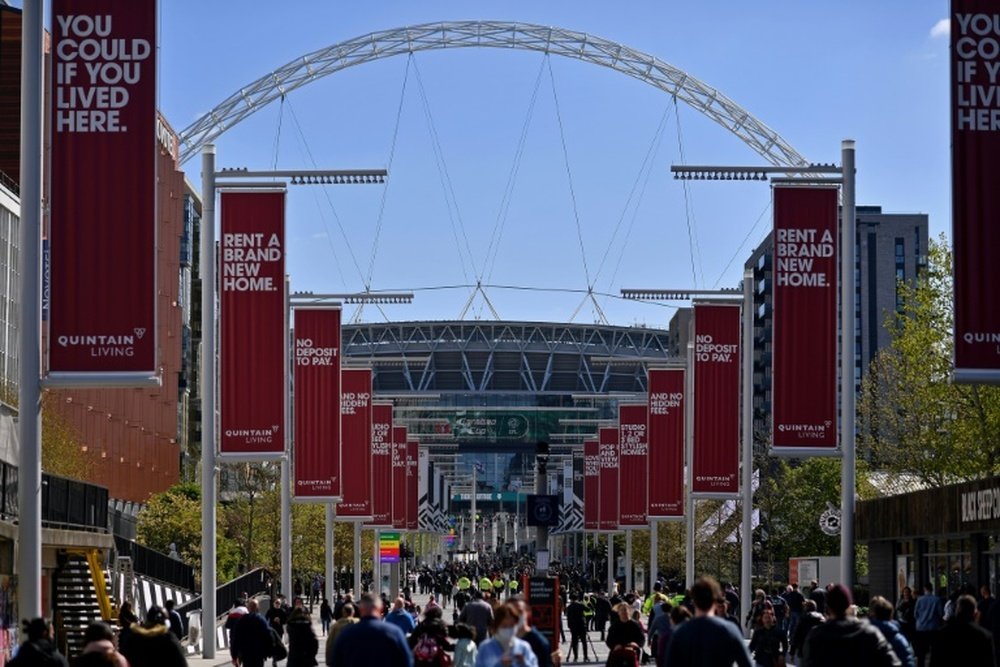 8,000 fans will be in attendance for Carabao Cup final. AFP