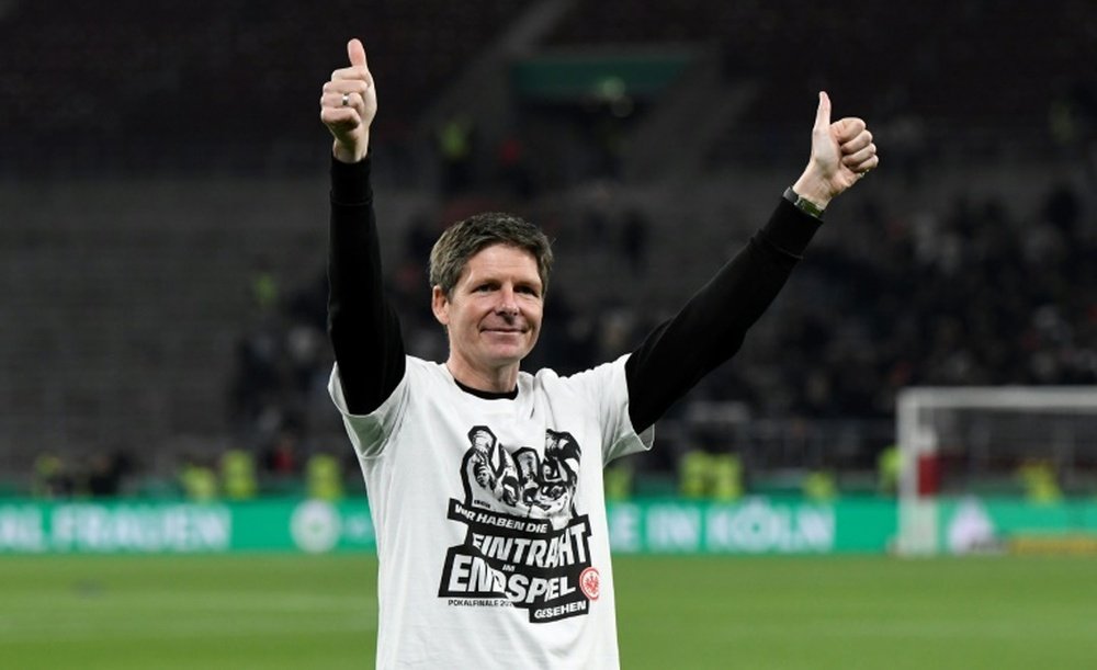 Glasner will leave the German club after Saturday's DFB Pokal final. AFP