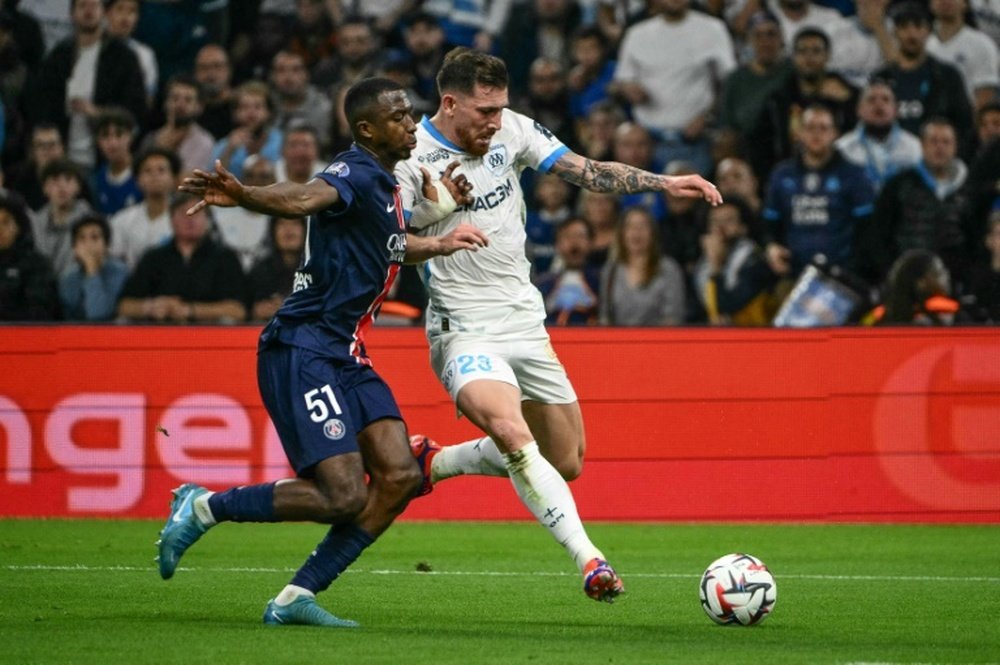 PSG go into the meeting with Lens three points clear of second-placed Monaco. AFP
