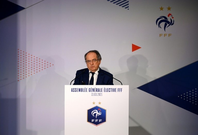 Noel Le Graet has been re-elected as head of French FA. AFP