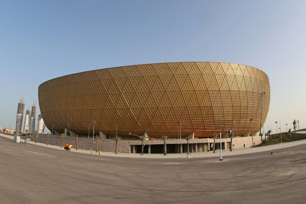 The Lusail Stadium will host its first match next month. AFP