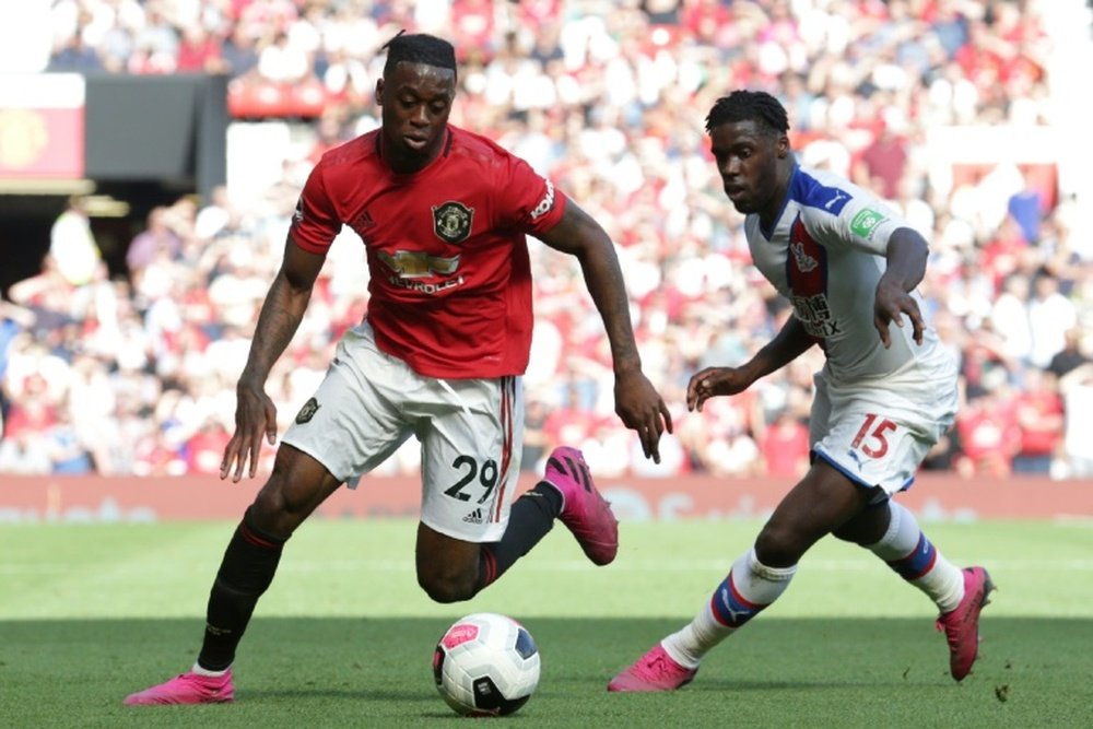 Aaron Wan-Bissaka has pulled out of the England squad due to injury. AFP