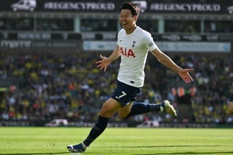 Son Heung-Min faced racism during his time in Germany. AFP